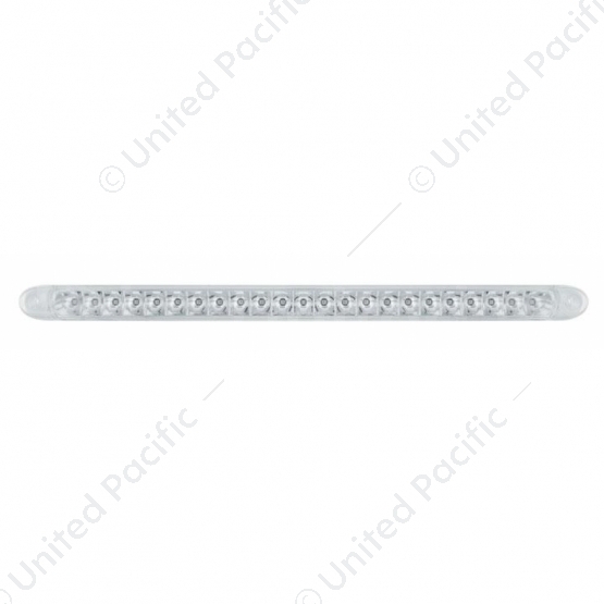 23 SMD LED 17-1/4" Reflector Turn Signal Light Bar Only - Amber LED/Clear Lens (Bulk)