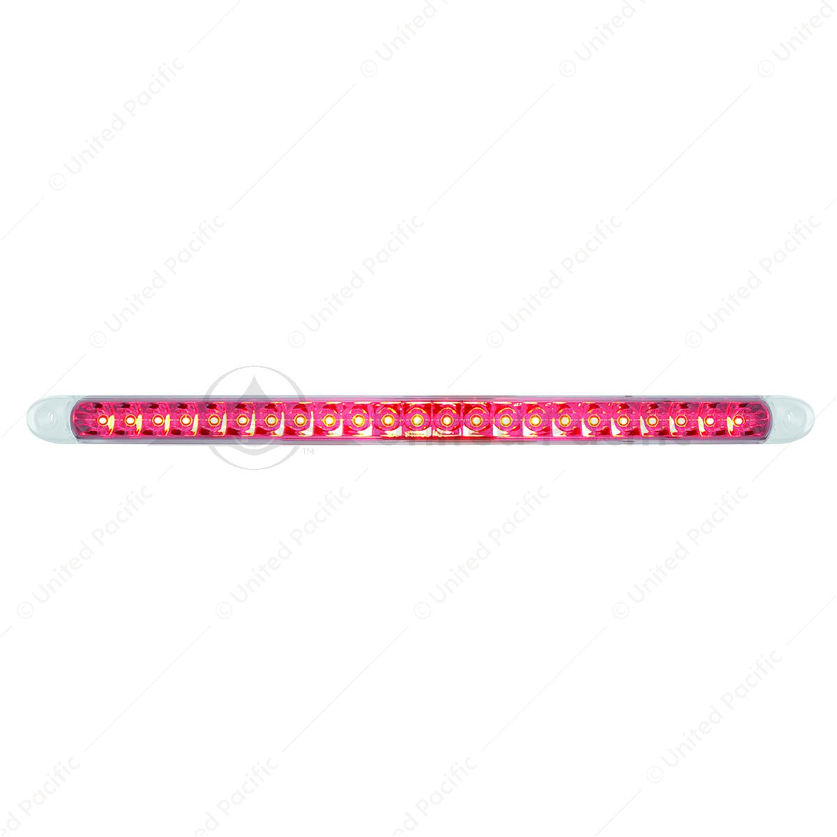 23 SMD LED 17-1/4" Reflector Light Bar Only (Stop, Turn & Tail) - Red LED/Clear Lens