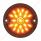 21 LED 3-1/4" Signal Light For Harley Motorcycle With 1156 Plug - Amber LED/Smoke Lens