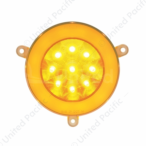 21 LED GloLight Daytime Running Light For 2005-2010 Freightliner Century -Amber LED/Clear Lens