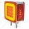 53 LED Double Stud Double Face GloLight With Side Marker (Turn Signal) Driver - Amber & Red LED/Ambe