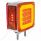 53 LED Double Stud Double Face GloLight With Side Marker (Turn Signal) Passenger - Amber & Red LED/A