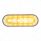 22 LED 6" Oval GloLight (Turn Signal) - Amber LED/Clear Lens