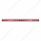 Chrome Top Mud Flap Plate With Two 14 LED 12" Light Bars - Red LED/Red Lens (Each)