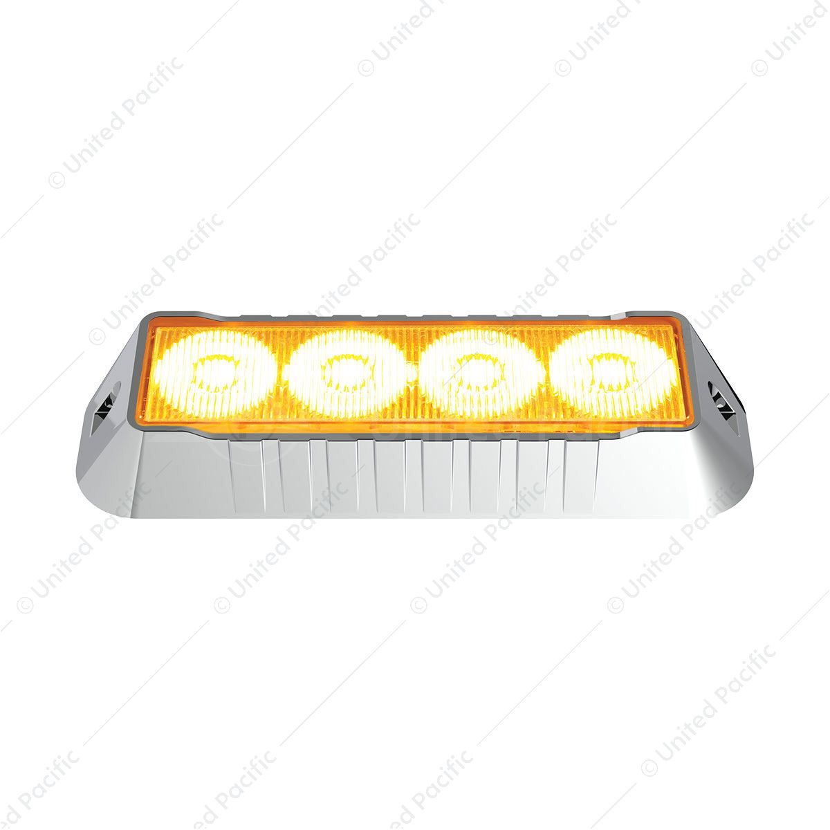 4 LED Warning Light - Amber LED