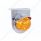 Stainless Light Bracket With 17 LED Dual Function Watermelon Light & Visor - Amber LED/Amber Lens
