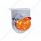 Stainless Light Bracket With 17 LED Dual Function Watermelon Light & Visor - Amber LED/Dark Amber Le