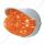 19 LED Watermelon Grakon 1000 Flush Mount Kit With Visor - Amber LED/Dark Amber Lens