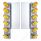 FL SS Front Air Cleaner Bracket With 12X 11 LED Watermelon Lights & Visors -Amber LED & Lens