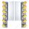 FL SS Front Air Cleaner Bracket With 12X 11 LED Watermelon Lights & Visors -Amber LED/Clear Lens