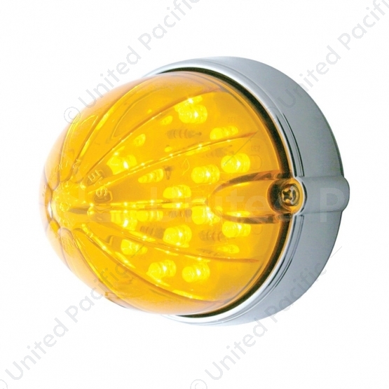 19 LED Watermelon Flush Mount Kit - Amber LED/Amber Lens