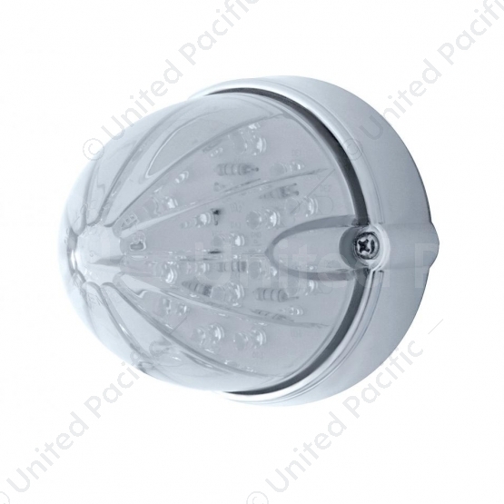 19 LED Watermelon Flush Mount Kit - Amber LED/Clear Lens