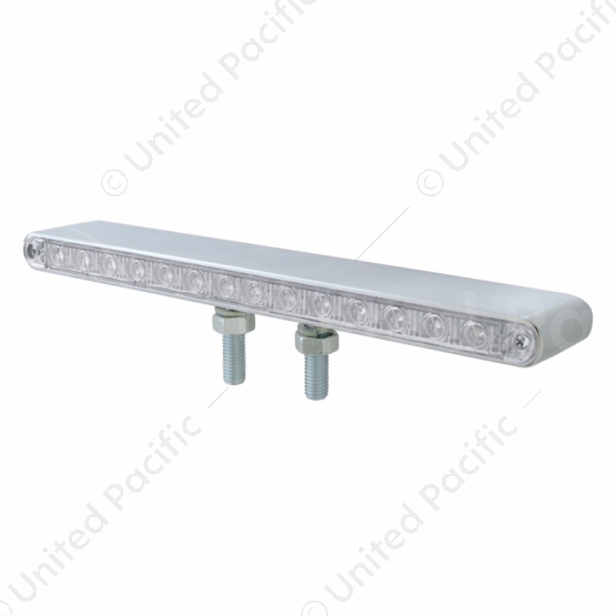 28 LED 12" Double Face Light Bar - Amber LED/Clear Lens