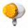 17 LED Dual Function Reflector Double Face Light - Amber LED/Amber Lens