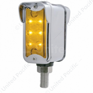 12 LED Dual Function Double Face Light W/Visor - Vertical Mount