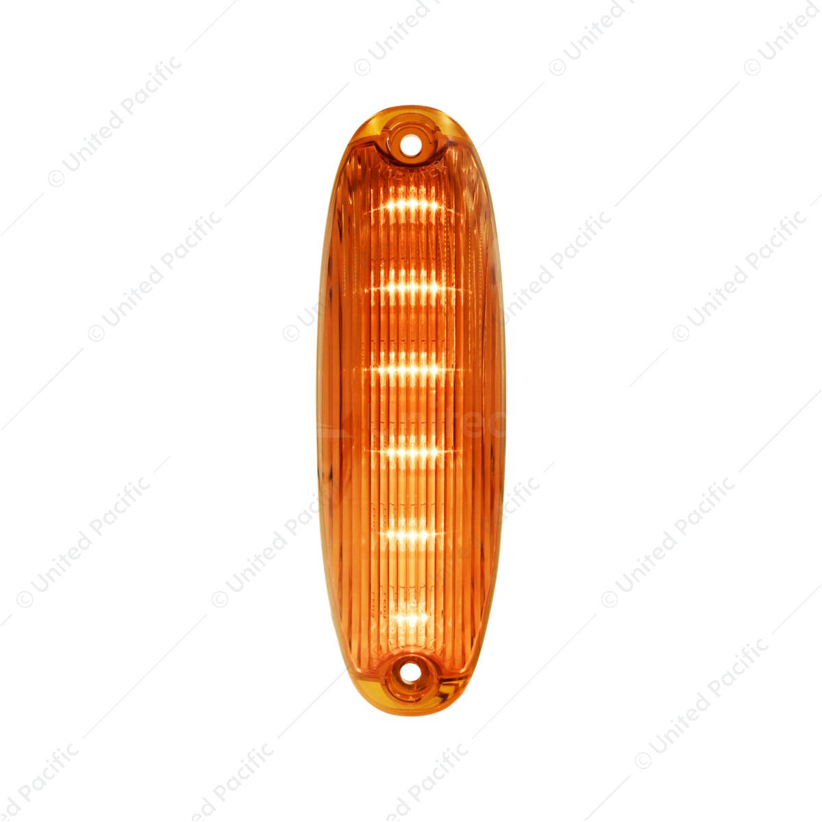 6 Amber LED Cab Light For 2008-2017 Freightliner Cascadia - Amber Lens