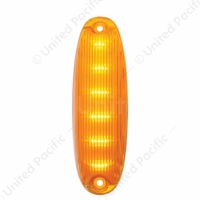 6 Amber LED Cab Light For 2008-2017 Freightliner Cascadia - Amber Lens