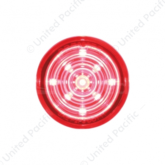 9 LED Mini Bullet Light Insert - Red LED/Red Lens (Bulk)