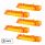 6 LED Competition Series Exterior Visor Light For 1996-2024 Volvo VNL-Amber LED/Amber Lens (5 Pcs)