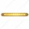 10 LED 6-1/2" Turn Signal Light Bar With Bezel - Amber LED/Amber Lens