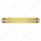 Dual 19 LED 12" Reflector Turn Signal Light Bars - Amber LED/Amber Lens