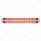 Dual 19 LED 12" Reflector Light Bars (Stop, Turn & Tail) - Red LED/Red Lens