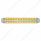 Dual 19 LED 12" Reflector Turn Signal Light Bars - Amber LED/Clear Lens