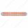 Dual 19 LED 12" Reflector Light Bars (Stop, Turn & Tail) - Red LED/Clear Lens
