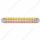 Dual 19 LED 12" Reflector Light Bars - Amber & Red LED/Clear Lens