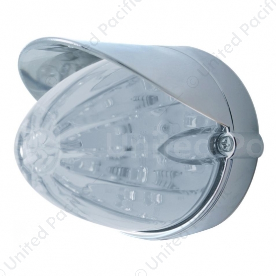 19 LED Watermelon Grakon 1000 Flush Mount Kit With Visor - Amber LED/Clear Lens