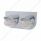 Stainless Light Bracket With 2X 19 LED Watermelon Lights & Visors - Amber LED/Clear Lens