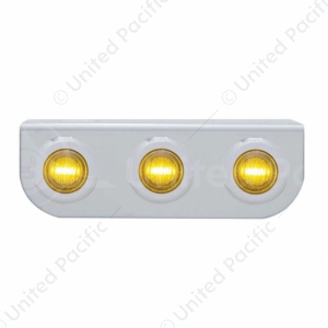 Stainless Light Bracket With 3X 3 LED 3/4" Mini Lights