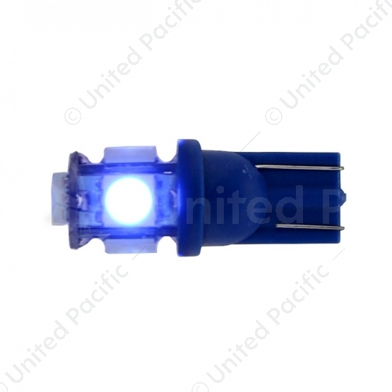 5 High Power LED 360 Degree 194 Bulb - Blue (2-Pack)