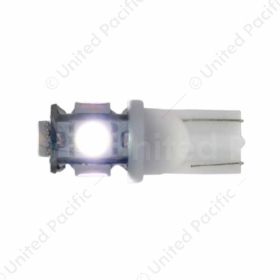 5 High Power LED 360 Degree 194 Bulb - White (2-Pack)