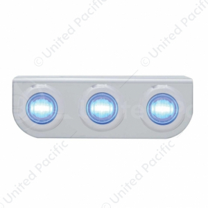 Stainless Light Bracket With 3X 3 LED 3/4" Mini Lights