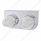 Stainless Light Bracket With 2X 19 LED Beehive Lights - Amber LED/Clear Lens