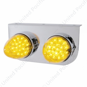 Stainless Light Bracket With 2X 19 LED Reflector Lights