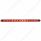 14 LED 12" Sequential Light Bar Only - Red LED/Red Lens (Bulk)