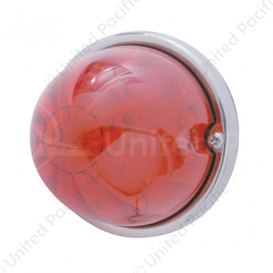 17 LED Watermelon Flush Mount Kit - Red LED/Red Lens