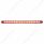 19 LED 12" Reflector Light Bar With Bezel (Stop, Turn & Tail) - Red LED/Red Lens