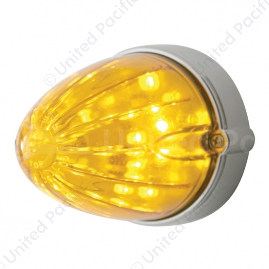 19 LED Watermelon Grakon 1000 Flush Mount Kit - Amber LED/Amber Lens