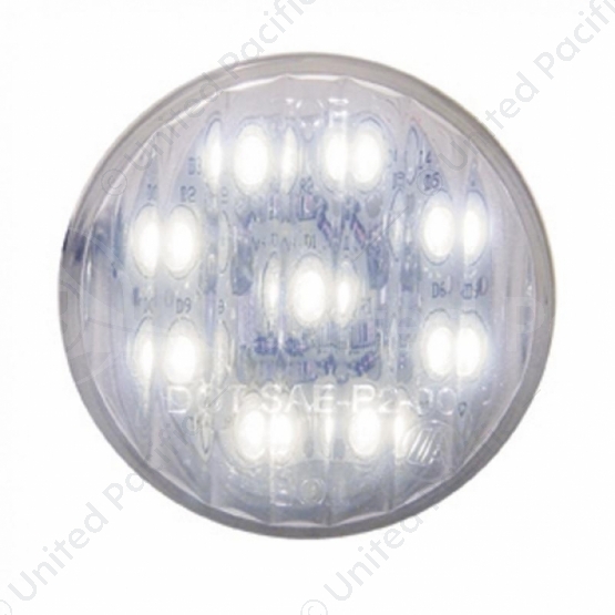 9 LED 2" Auxiliary/Utility Light - White LED/Clear Lens