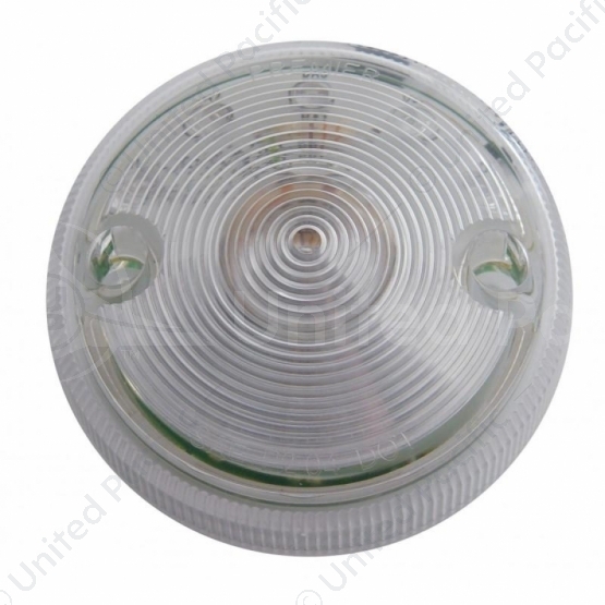 15 LED 3" Single Face Light Only - Amber LED/Clear Lens (Bulk)