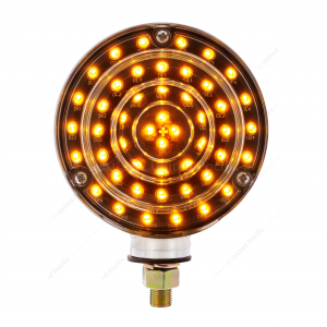 88 LED Single Stud Double Face Turn Signal Light With Amber & Red LED