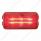 6 LED Rectangular Light (Clearance/Marker) - Red LED/Red Lens (Bulk)