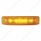 6 LED Rectangular Streamline Light (Clearance/Marker) - Amber LED/Amber Lens