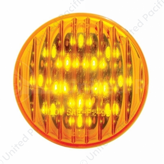 13 LED 2.5" Round Light (Clearance/Marker) - Amber LED/Amber Lens (Bulk)