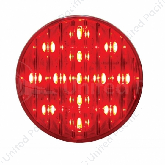 13 LED 2.5" Round Light (Clearance/Marker) - Red LED/Red Lens