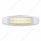 12 LED Rectangular Light (Clearance/Marker) With Chrome Bezel - Amber LED/Clear Lens
