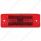 16 LED Rectangular Light (Clearance/Marker) With Reflex Lens - Red LED/Red Lens